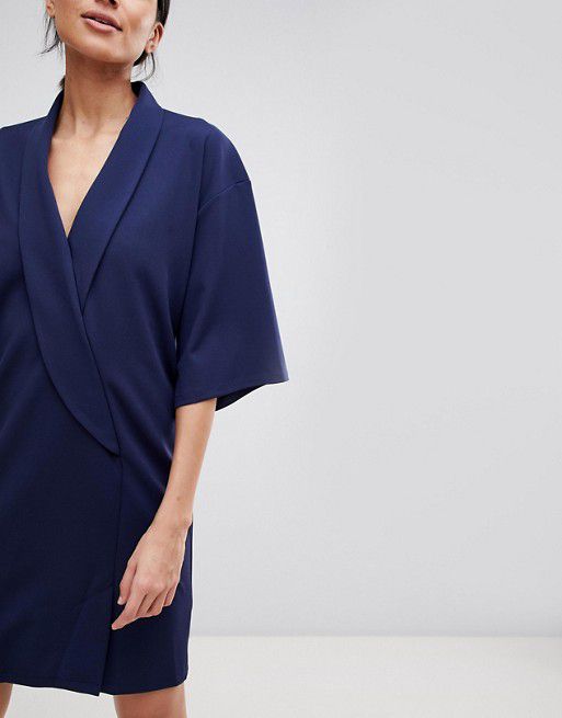 ASOS Tall | ASOS DESIGN – Tall – Oversize-Smokingkleid