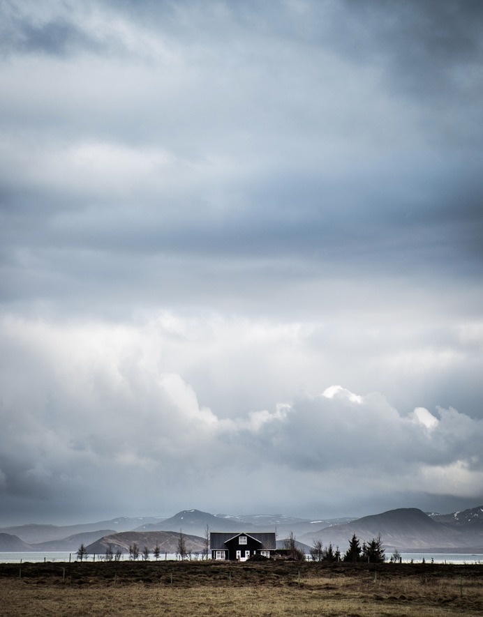 A cabin by the lake. #landscape