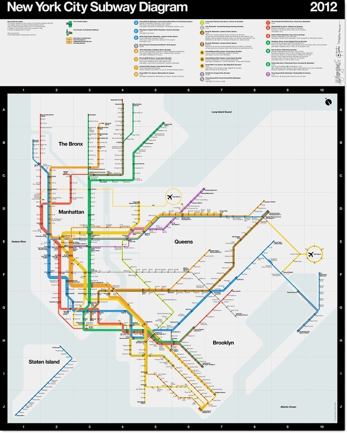 In Context #subway #nyc #vignelli #diagram