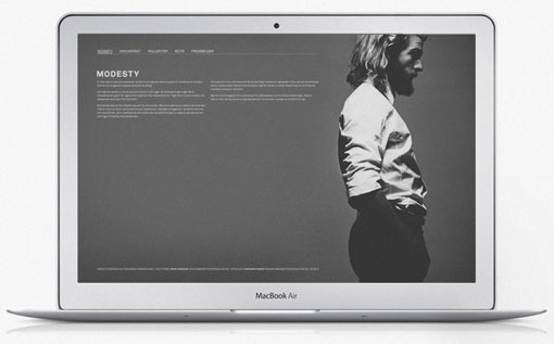 design work life » cataloging inspiration daily #website #modesty #design