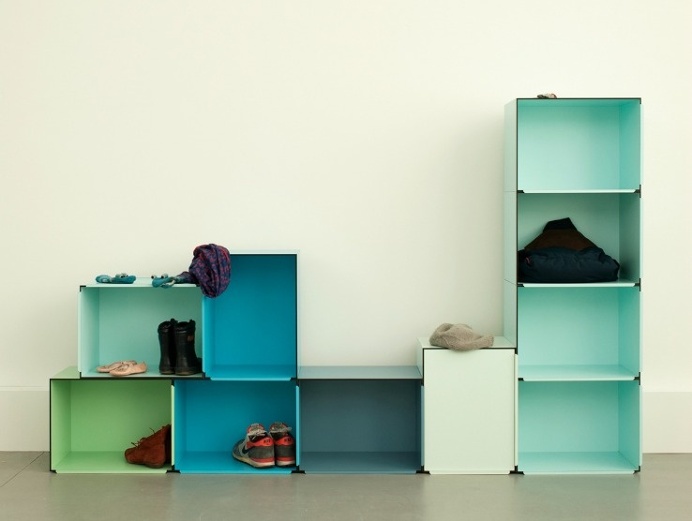Add a pop of colour and take complete control in designing your own versatile storage system for an tight space, either at #home or the offi
