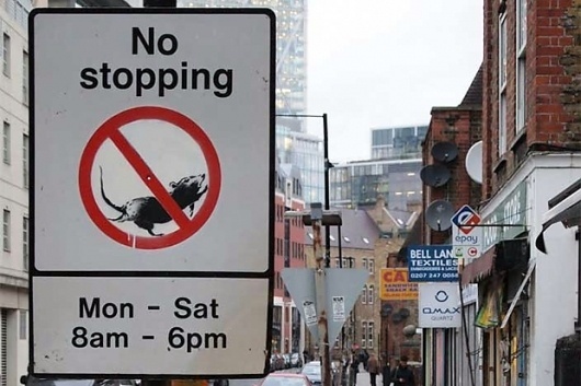 More Banksy In London | Wooster Collective #banksy