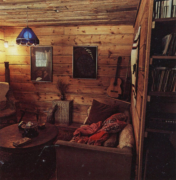 photo #cabin #wood #living #room