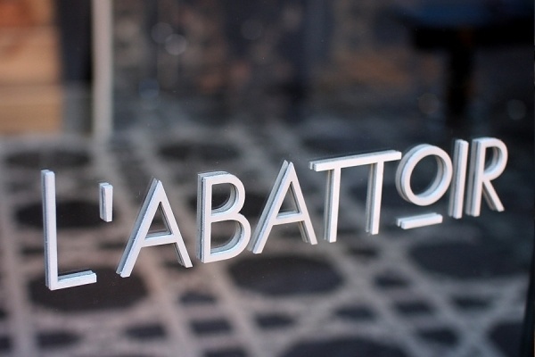 L'abattoir Restaurant - Glasfurd & Walker : Concept / Graphic Design / Art Direction : Vancouver, BC #storefront #restaurant #logo #identity #type