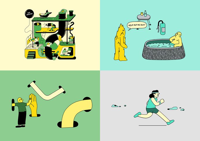 Streamtime website on Behance