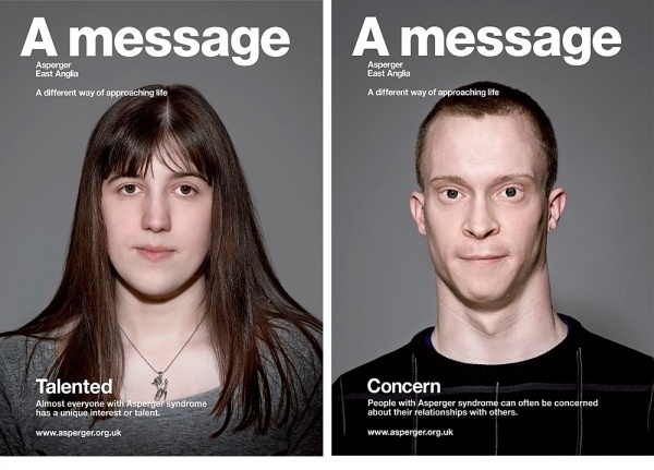 Aspergers East Anglia - Dan Gladden — Design+Direction #advertising #branding #typography