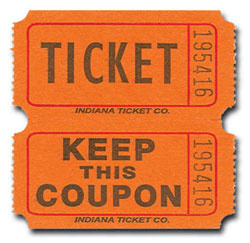 TICKET - KEEP THIS COUPON