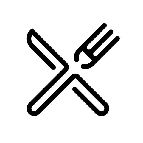 Fork and knife #knife #fork #icons #food