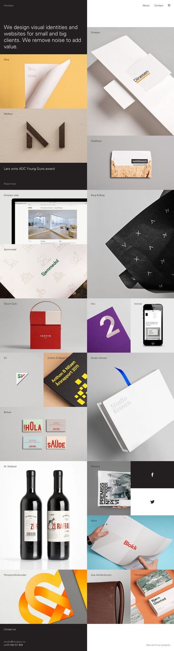 http://heydays.no/ #design #web #webdesign