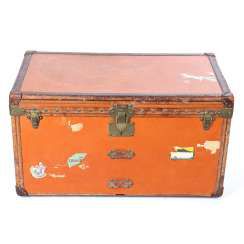 LOUIS VUITTON VINTAGE historical overseas trunk