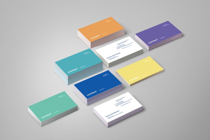 Context Corporate Design - Mindsparkle Mag Often flying under the radar, Context are New Zealand's third largest architectural firm, with offices in Auckland and Christchurch. They wanted a new brand strategy and design that reflected their achievements to date, but also put their focus firmly on the future. #packaging #identity #branding #design #color #photography #graphic #design #gallery #blog #project #mindsparkle #mag #beautiful #portfolio #designer