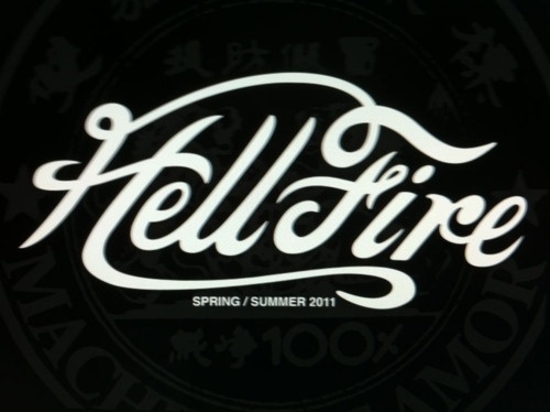 Typeverything.com -Â Hell Fire... - Typeverything #white #script #branding #black #logo #type #typography