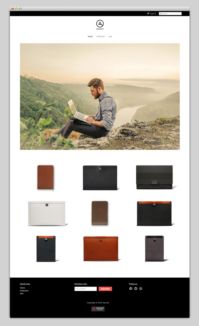 Websites We Love — Showcasing The Best in Web Design #agency #macbook #aecraft #ipad #design #sleeve #best #website #ui #iphone #minimal #webdesign #leather #wool #web #pro #typography