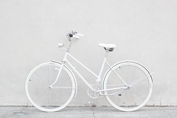 bike #bicycle #mixte #white #bike