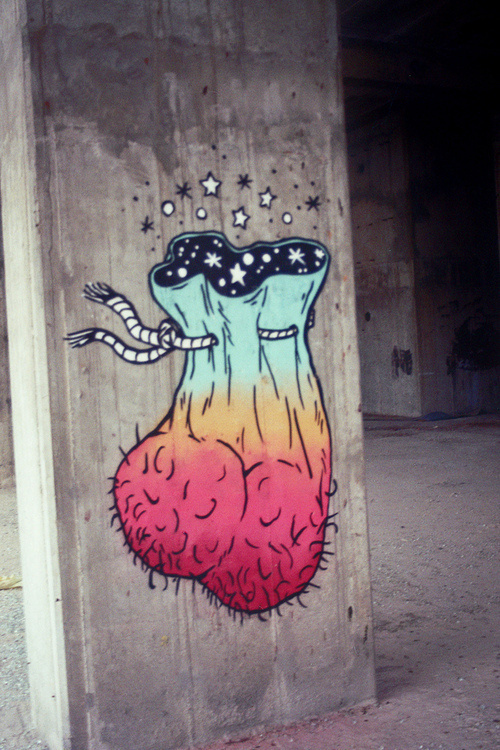 Designersgotoheaven.com Galaxy Sack by UNGA. #sack #mural #magic #testicles