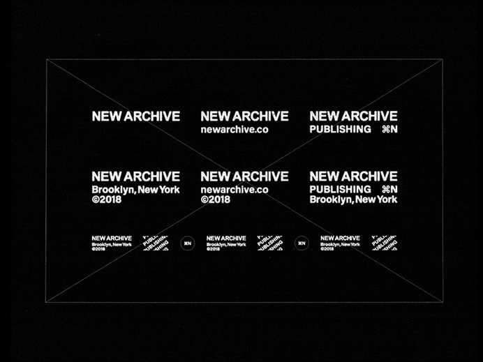 New Archive (Logo System) new york publisher type branding logo brooklyn new archive