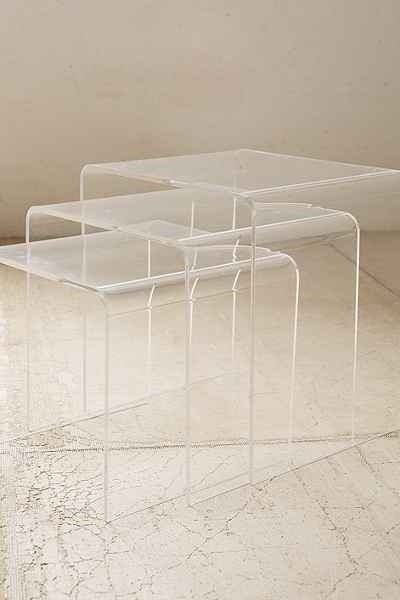Acrylic Nesting Tables, Urban Outfitters