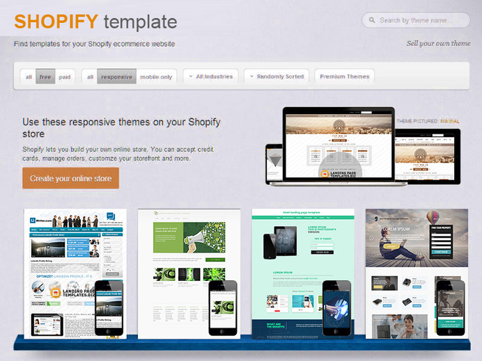 Our Best Shopify Template Online serivce will help you transform your business into successful online store! #shopify #shop #template