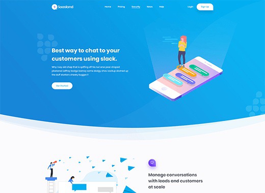 SaasLand - true multi-purpose theme for startups, business, agencies and more