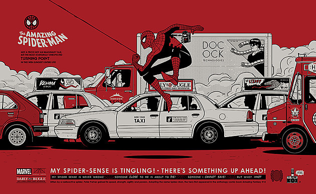 EXCLUSIVE: Check Out This Gorgeous Spider-Man Poster From Mondo's Marvel Show