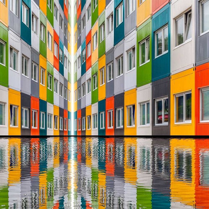 Paul Brouns Transforms Architectural Facades Into Abstract Patterns