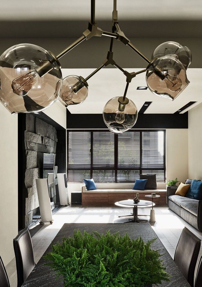 Taichung Apartment Featuring Dark Hues and an Elegant Material Palette 3