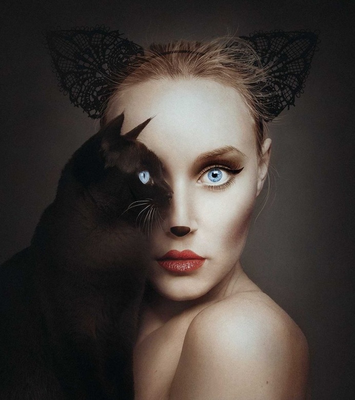 Animeyed: Fine Art Self-Portraits by Flora Borsi