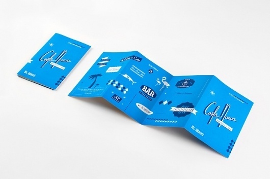 Art of the Menu: Costa Nueva #print #design #graphic #menu