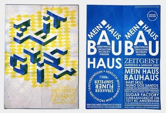 the works of Roel Wouters #print #flyer #color #poster #amsterdam #mrkmln #type #bauhaus #zeitgeist #club
