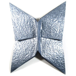 How to make an origami butterfly based on closed sink-fold (http://www.origami-make.org/howto-origami-butterfly.php) #origami #butterfly #o