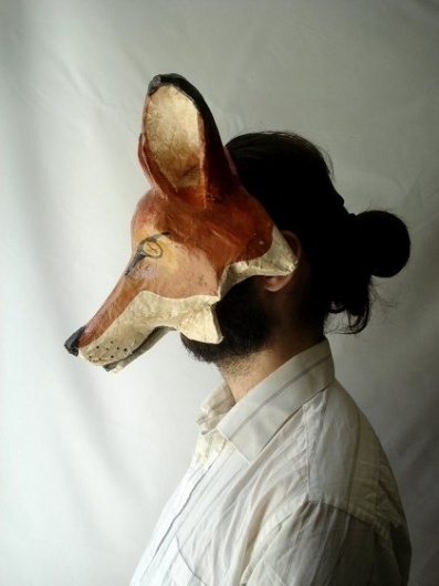 design is mine : isn't it lovely? #mask #fox
