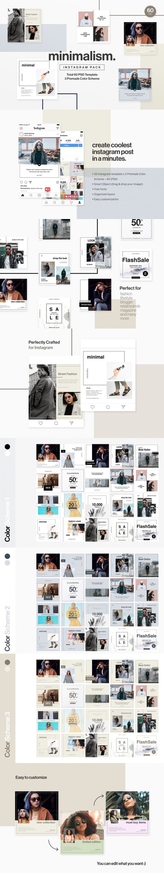 Minimalism – Instagram Pack