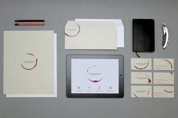 mylenepoisson_portfolio1 #stamp #stationary #design #wine #minimalism #corporate