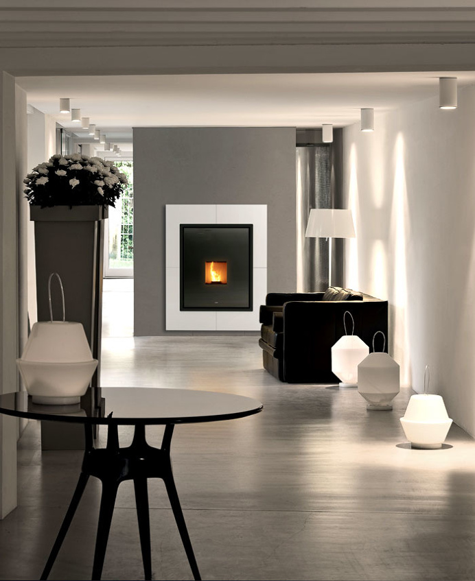 New Pellet and Wood Burning Stoves by MCZ and Sergio Leoni - InteriorZine