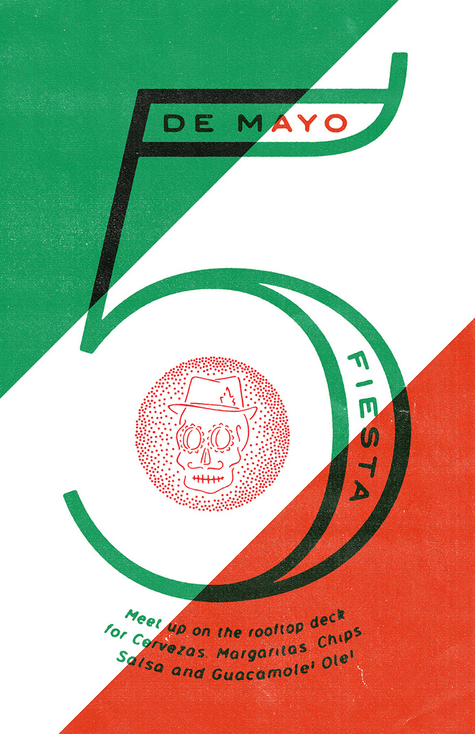 Baldwin& Cinco De Mayo Poster - Paul Tuorto