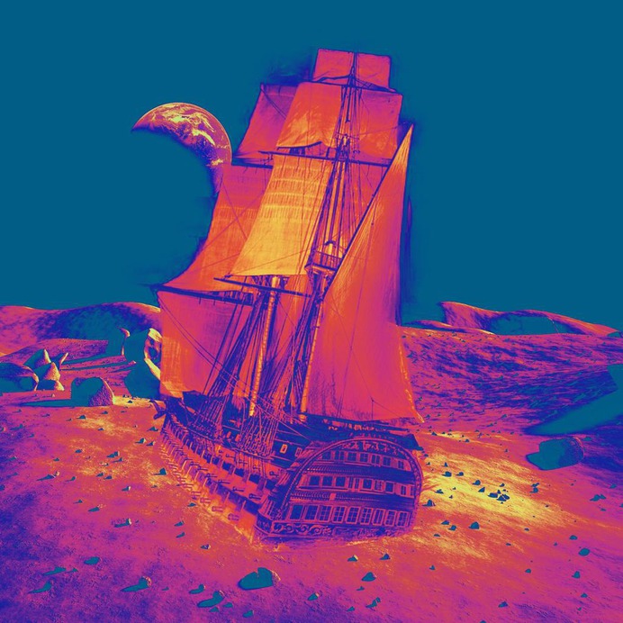 Stranded in the desert by jasonlee3071 on DeviantArt #ship #vessel #desert #deviantart # #collage