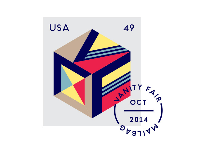 Vanity Fair Mailbag Stamp - Matt Chase | Design, Illustration #stamp #illustration