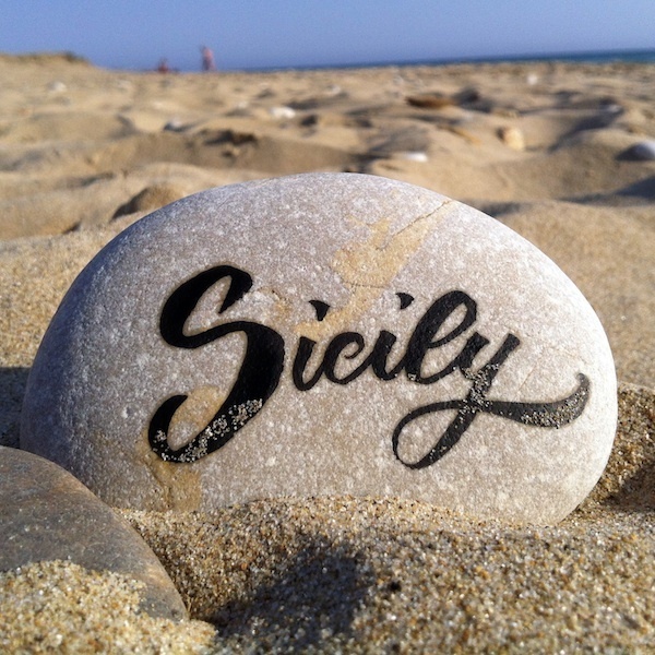 Sicily #calligraphy #type #brush