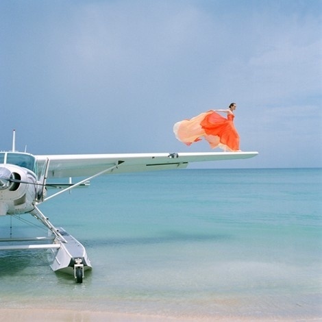 Sara Lindholm #fashion #photography #airplane #drama