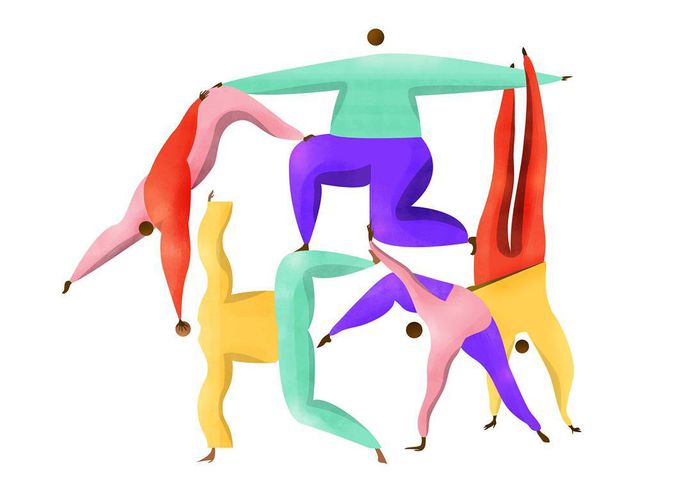 Precarious situations. #dance #bodies #illustration #art #artistsoninstagram