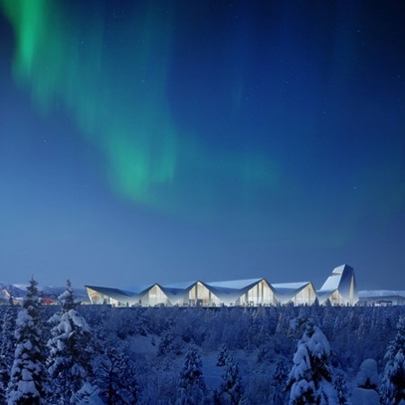 Dezeen » Blog Archive » Arctic Circle Airport by Narud Stokke Wiig and Haptic #architecture