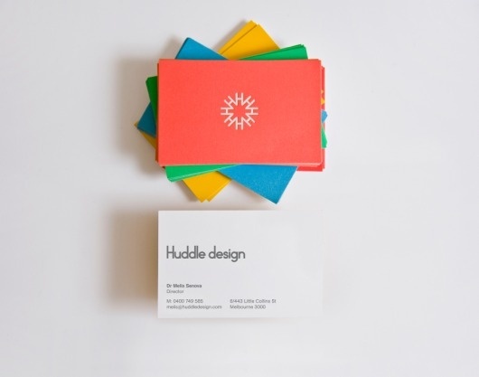 Huddle design : A Friend Of Mine #print #business cards #huddle design #afom