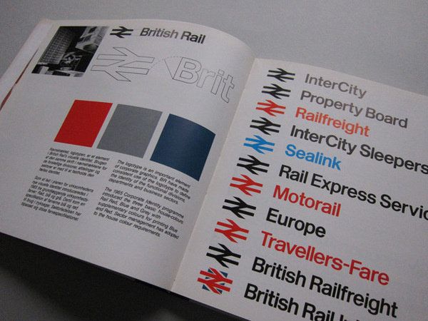 British Rail Design Book #british #design #graphic #book #corporate #james #identity #rail #cousins