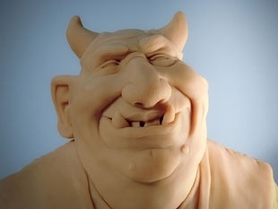 Sculture | Truecolor di Giulio Golinelli #sculpture #plasticine #maquette