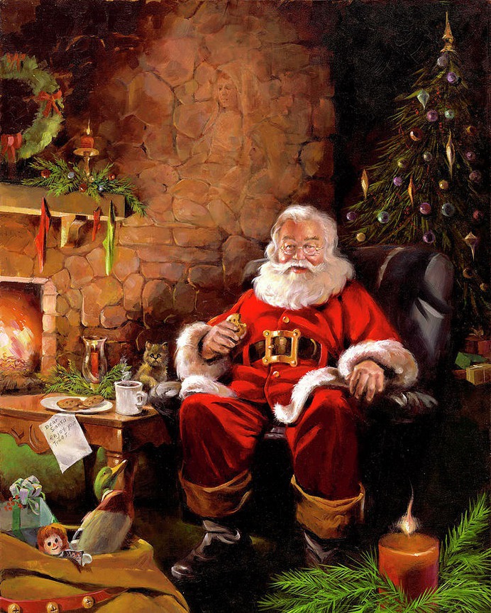 christmas paint by number & step by step easy christmas paintings #painting