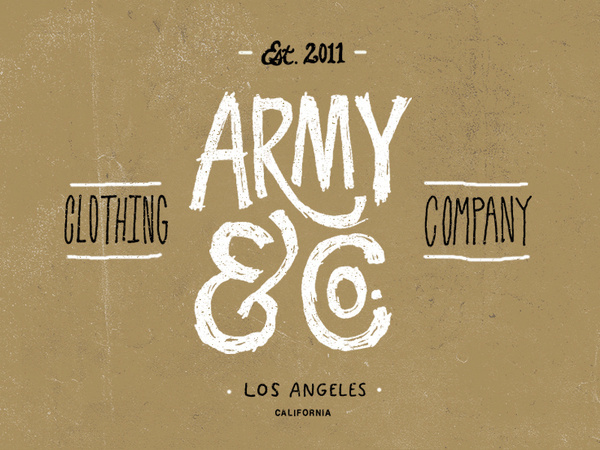 Army & Co. #identity