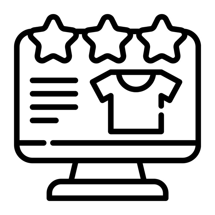 See more icon inspiration related to shop, rate, feedback, shopping online, commerce and shopping, products, ecommerce, rating, clothes, stars and shopping on Flaticon.