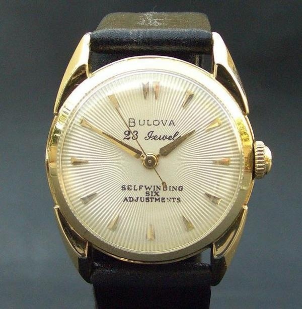 1956 Bulova with 23 Jewels Automatic #analog #dial #mechanical #piece #time #watches