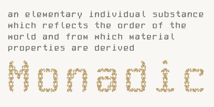 Monadic typeface (font) designed by Thoma Kikis. Teknike.com - #monadic #typeface #font #kikis #thomakikis #geometry #stencil #lettering #greek #latin #cyrillic #teknike