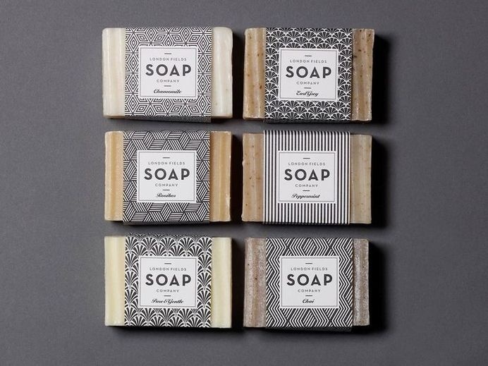 London Field Soap Company by One Darnley Road #geometric